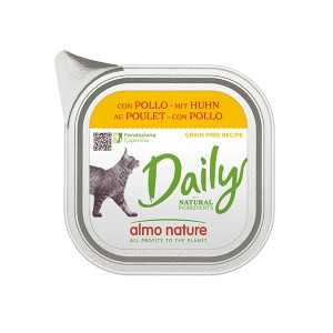 ALMO NATURE CAT DAILY CHICKEN konservi kaķiem Vista 100g